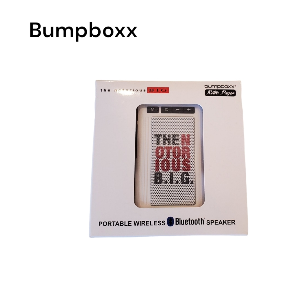 Retro Pager Speaker Bluetooth Bumpboxx Notorious B.I.G. Model Portable Limited
